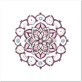 mandala Clamber drawingmandala Flutter stuffed Posters and Art